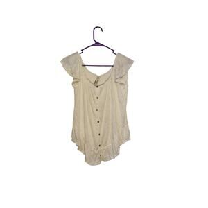 American Rag Egret White  Top Juniors Size M